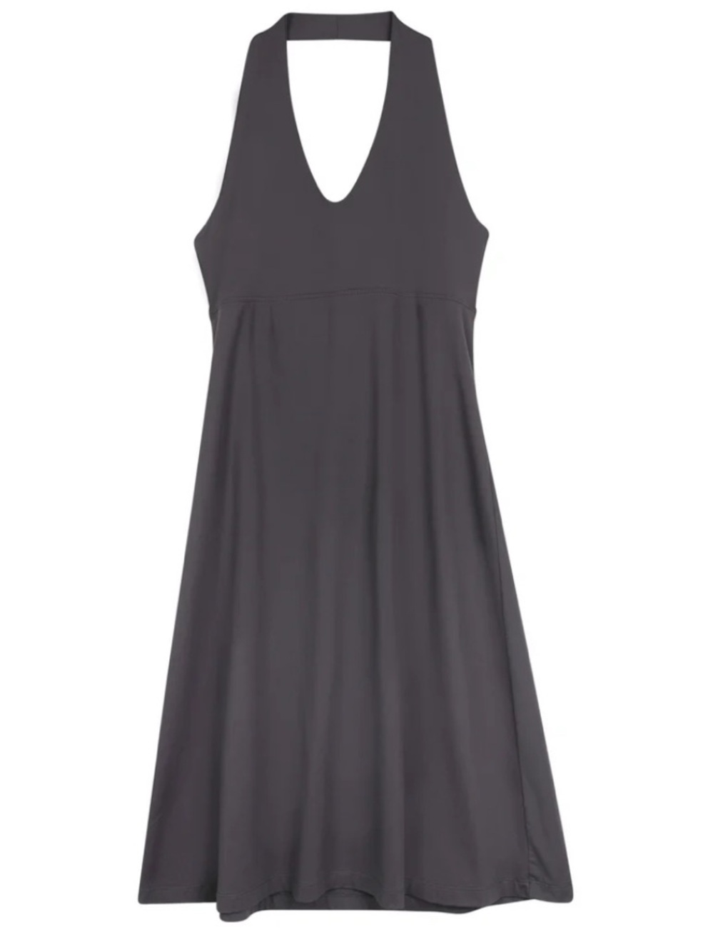 Patagonia Women’s Morning Glory Black Halter Tie Back Outdoors Midi Dress XS